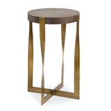Drew Brass Accent Table - Ornate Home