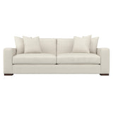 Drew White/Cream Fabric Sofa - Ornate Home