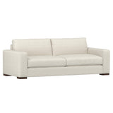 Drew White/Cream Fabric Sofa - Ornate Home
