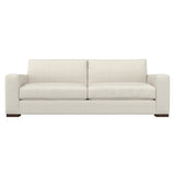 Drew White/Cream Fabric Sofa - Ornate Home