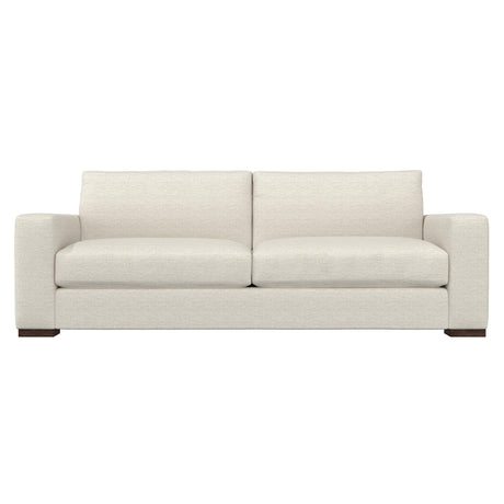 Drew White/Cream Fabric Sofa - Ornate Home