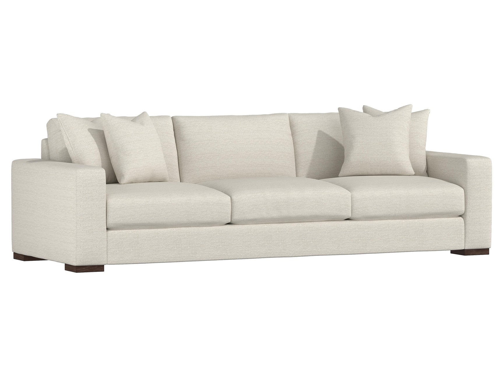 Drew White/Cream Fabric Sofa - Ornate Home