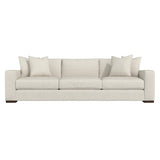 Drew White/Cream Fabric Sofa - Ornate Home