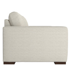 Drew White/Cream Fabric Sofa - Ornate Home