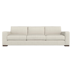 Drew White/Cream Fabric Sofa - Ornate Home