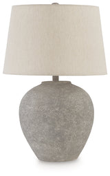 Dreward Distressed Gray Table Lamp - Ornate Home