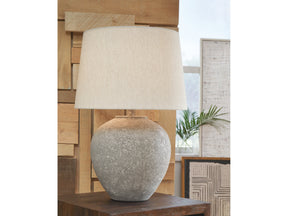Dreward Distressed Gray Table Lamp (Set of 2) (Online Special Price) - Ornate Home