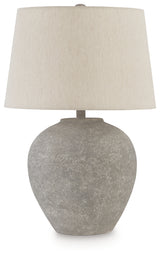 Dreward Distressed Gray Table Lamp (Set of 2) - Ornate Home