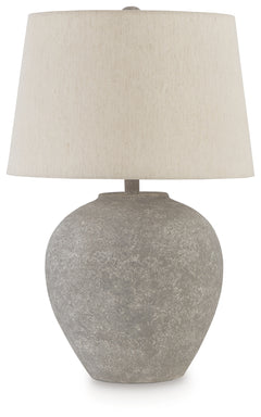 Dreward Distressed Gray Table Lamp (Set of 2) - Ornate Home