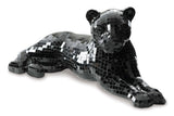 Drice Black Glass Panther Sculpture (Online Special Price) - Ornate Home