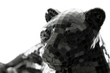 Drice Black Glass Panther Sculpture (Online Special Price) - Ornate Home