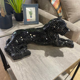 Drice Black Glass Panther Sculpture (Online Special Price) - Ornate Home