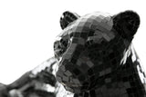 Drice Black Glass Panther Sculpture (Online Special Price) - Ornate Home