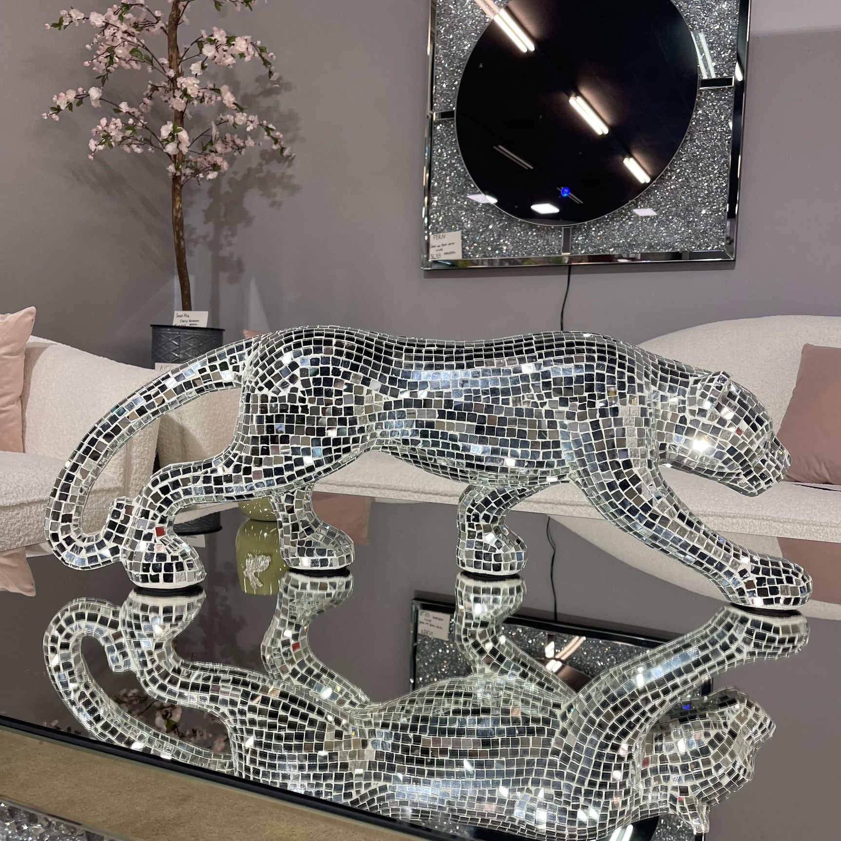 Drice Panther Sculpture (Online Special Price) - Ornate Home