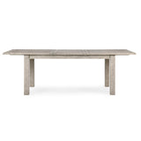 Driftwood Antique Ivory Extendable Dining Table - Ornate Home