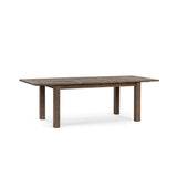 Driftwood Distressed Brown Extendable Dining Table - Ornate Home
