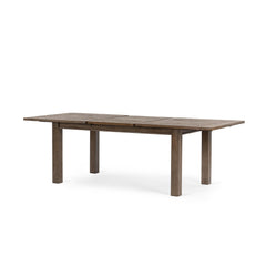 Driftwood Distressed Brown Extendable Dining Table - Ornate Home
