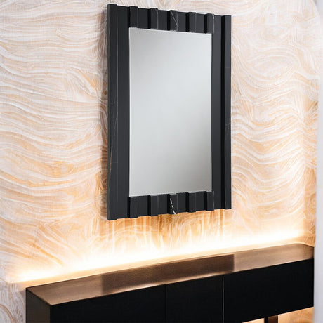 Drisana Black Mirrored Accent Mirror - Ornate Home