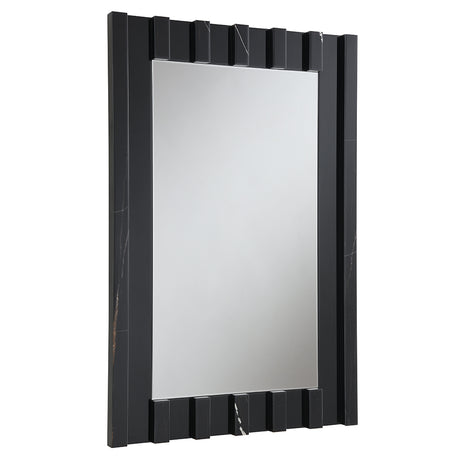 Drisana Black Mirrored Accent Mirror - Ornate Home
