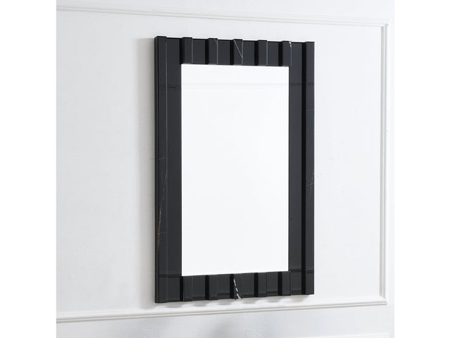 Drisana Black Mirrored Accent Mirror - Ornate Home