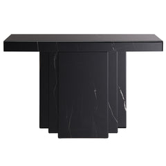 Drisana Black Mirrored Console Table - Ornate Home