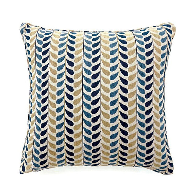 Dropp Blue/Yellow Pillow (Set of 2) - Ornate Home