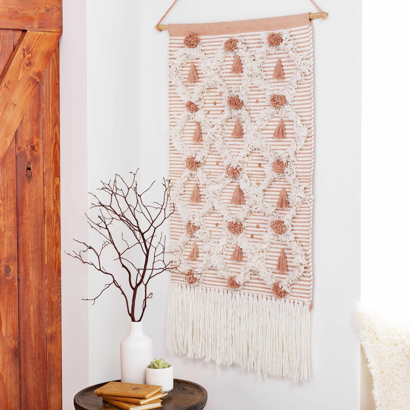 Drumore Beige Boho Wall Hanging - Clearance - Ornate Home