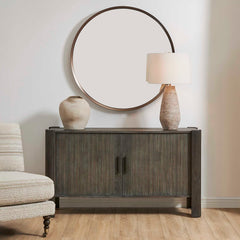 Drury Dark Gray 2 Door Cabinet - Ornate Home