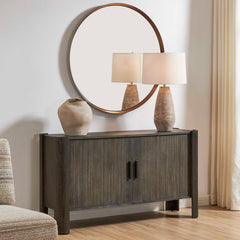 Drury Dark Gray 2 Door Cabinet - Ornate Home