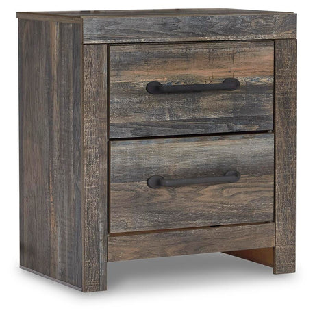 Drystan Brown/Multi King Panel Storage Bed, Dresser, Mirror and Nightstand - Ornate Home