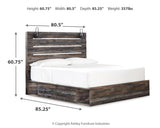 Drystan King Panel Storage Bedroom Set with 2 Nightstands (Online Special Price) - Ornate Home