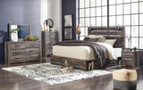 Drystan King Panel Storage Bedroom Set with 2 Nightstands - Ornate Home