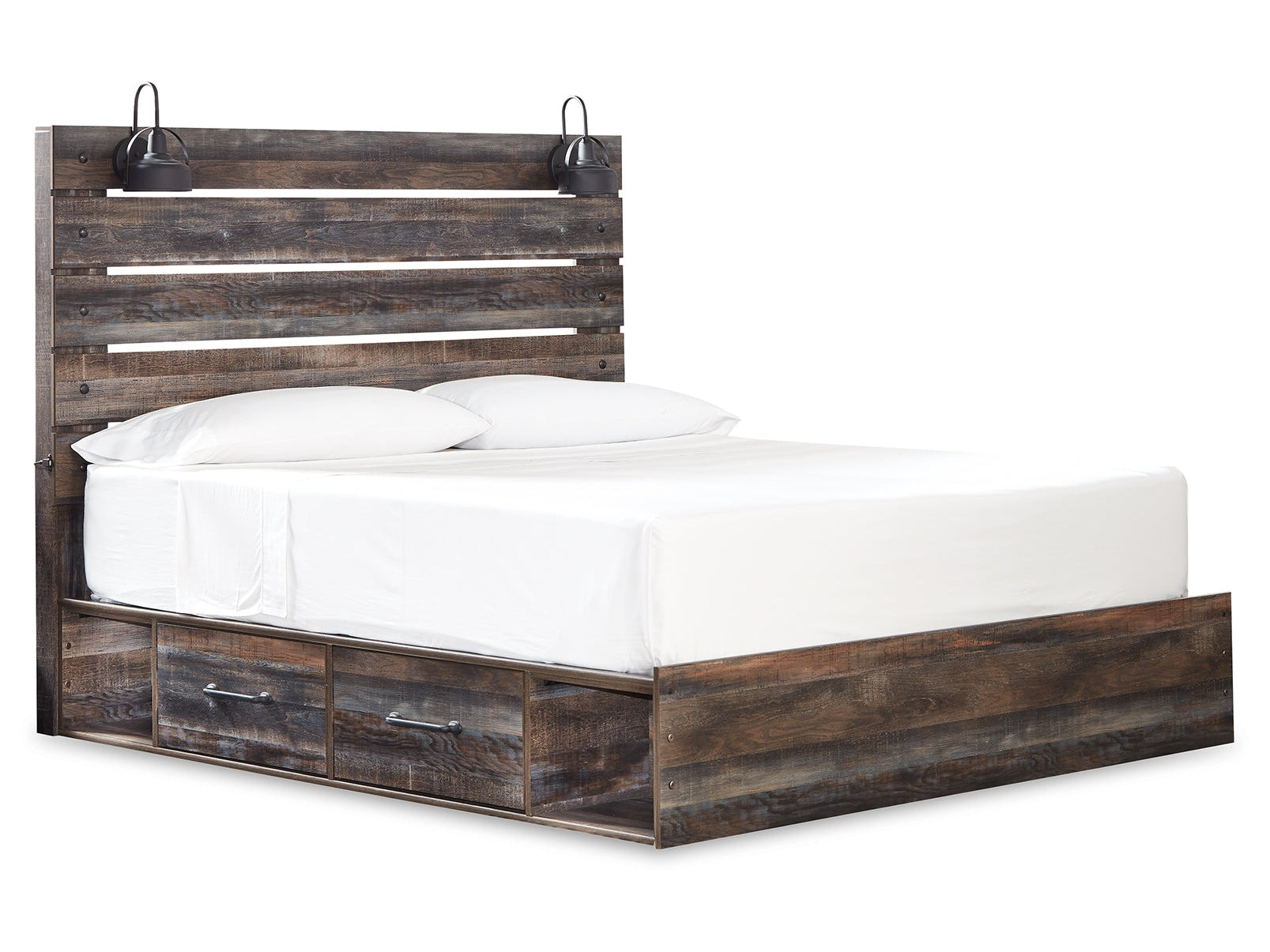 Drystan King Storage Bedroom Set with Dresser and Mirror - Ornate Home