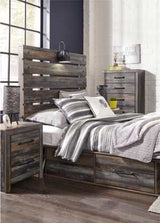 Drystan Multi Color Full Panel Bed w/ 4 Storage Drawers (Online Special Price) - Ornate Home