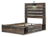 Drystan Multi Color Full Panel Bed w/ 4 Storage Drawers (Online Special Price) - Ornate Home