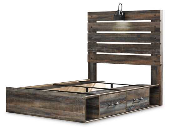Drystan Multi Color Full Panel Bed w/ 4 Storage Drawers (Online Special Price) - Ornate Home