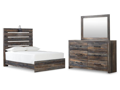 Drystan Multi Full Panel Bed, Dresser and Mirror - Ornate Home