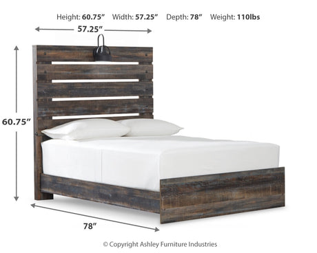 Drystan Multi Full Panel Bed, Dresser and Mirror - Ornate Home
