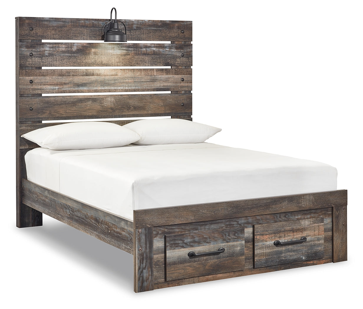 Drystan Multi Full Panel Bed with 2 Storage Drawers (Online Special Price) - Ornate Home
