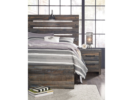 Drystan Multi Full Panel Bedroom Set with 2 Nightstands - Ornate Home