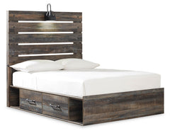 Drystan Multi Full Panel Storage Bedroom Set with Dresser - Ornate Home