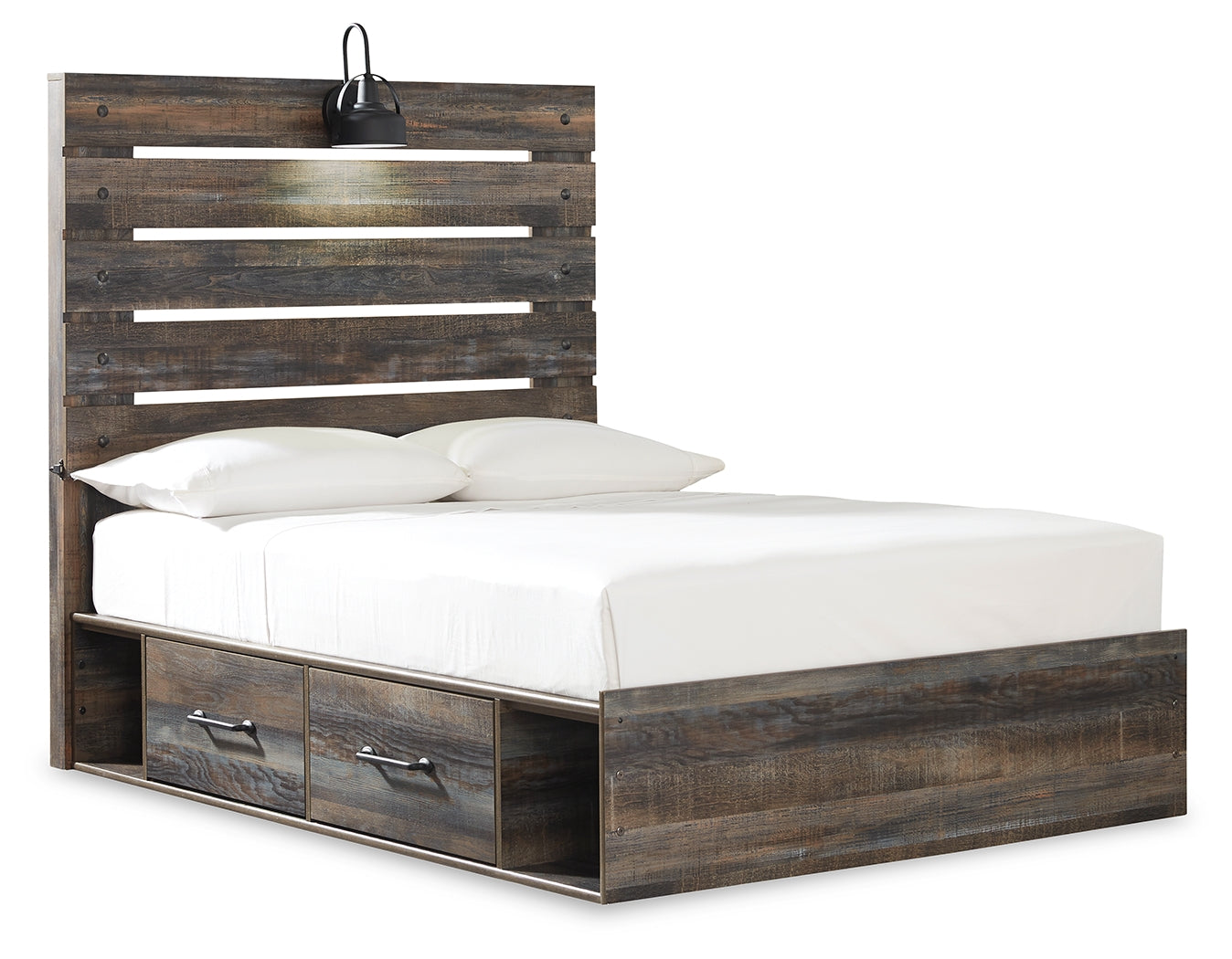 Drystan Multi Full Panel Youth Bed w/2 Storage Drawers (Online Special Price) - Ornate Home