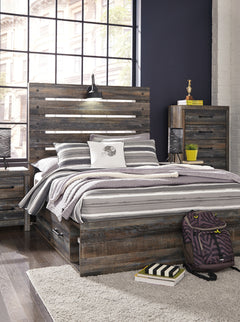 Drystan Multi Full Panel Youth Bed w/2 Storage Drawers - Ornate Home