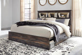 Drystan Multi King Bookcase Bed with 2 Storage Drawers (Online Special Price) - Ornate Home