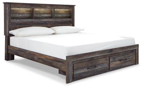 Drystan Multi King Bookcase Storage Bed, Dresser and Chest - Ornate Home