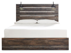 Drystan Multi King Panel Bed & 2 Nightstands - Ornate Home