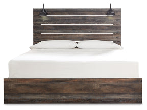 Drystan Multi King Panel Bed & 2 Nightstands - Ornate Home