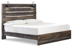 Drystan Multi King Panel Bed & 2 Nightstands - Ornate Home