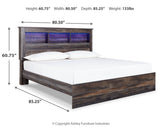 Drystan Multi King Panel Bed, Dresser, Mirror and 2 Nightstands - Ornate Home