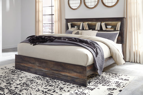 Drystan Multi King Panel Bed, Dresser, Mirror and 2 Nightstands - Ornate Home